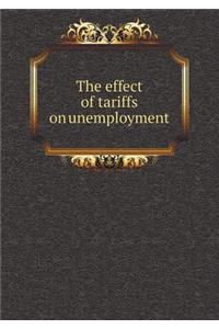 The effect of tariffs on unemployment
