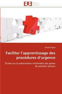 Faciliter l''apprentissage Des Proc?dures d''urgence