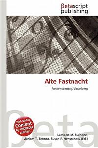 Alte Fastnacht