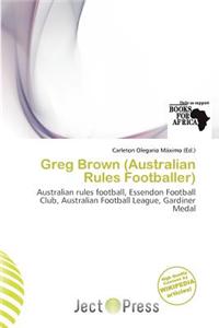 Greg Brown (Australian Rules Footballer)
