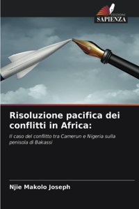 Risoluzione pacifica dei conflitti in Africa