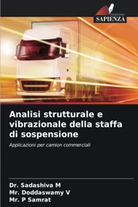 Analisi strutturale e vibrazionale della staffa di sospensione