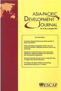 Asia-Pacific Development Journal, December 2012