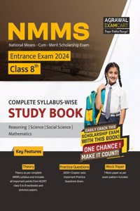 Examcart NMMS Entrance Test Class 8 Guidebook For 2024 Exam In English