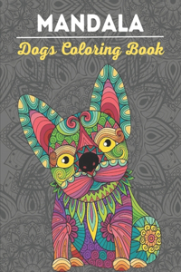 Mandala Dogs Coloring Book