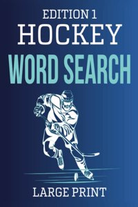 Hockey Word Search Large Print For Adults