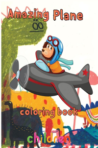 Amazing Plane Coloring Book Children
