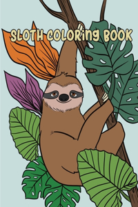 Sloth Coloring Book