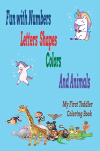 My First Toddler Coloring Book