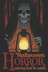 Halloween Horror Coloring Book For Adults