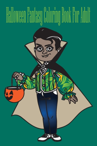 halloween fantasy coloring book for adult