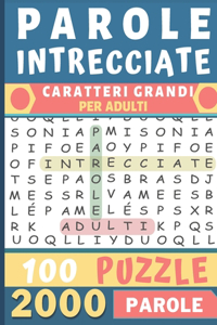 Parole Intrecciate Caratteri Grandi
