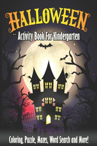 Halloween Activity Book For Kindergarten