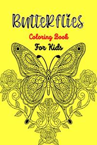 Butterflies Coloring Book For Kids