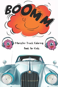 Monster Truck Coloring Book For Kids