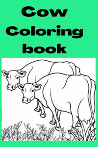 Cow coloring book