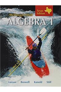 Algebra 1 Grades 9-12: McDougal Littell High School Math Texas (Holt McDougal Larson Algebra 1)