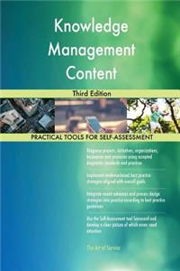 Knowledge Management Content Third Edition