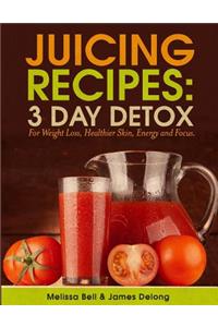 Juicing Recipes; 3 Day Detox For Weight Loss