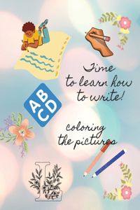 Easy learn how to write letters