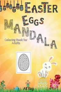 Easter Eggs Mandala Coloring Book for Adults
