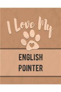 I Love My English Pointer