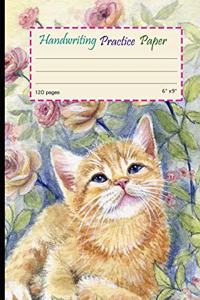 Handwriting Practice Paper 6x9 120 Pages