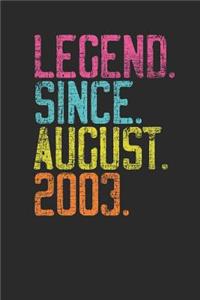 Legend Since August 2003