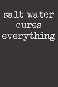 Vacation Beach Salt Water Notebook Journal