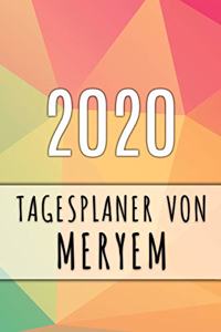 2020 Tagesplaner von Meryem