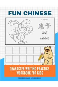Fun Chinese Character Writing Practice Workbook for Kids
