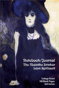 Notebook/Journal - The Absinthe Drinker - Léon Spilliaert