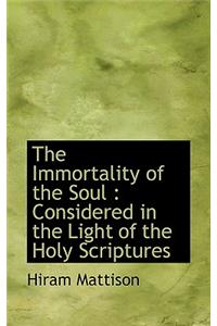 The Immortality of the Soul