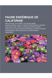 Faune Endemique de Californie