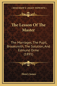 The Lesson Of The Master