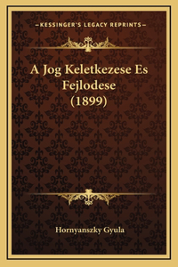 A Jog Keletkezese Es Fejlodese (1899)