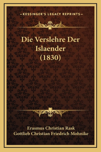 Die Verslehre Der Islaender (1830)