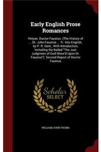 Early English Prose Romances