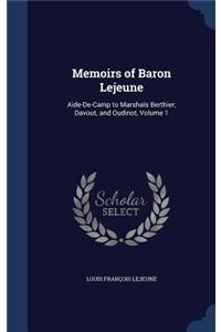 Memoirs of Baron Lejeune