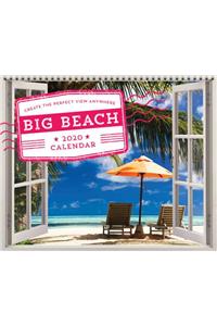 2020 Big Beach Wall Poster Calendar
