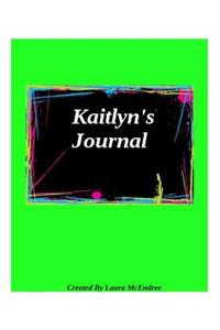 Kaitlyn's Journal