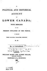 political and historical account of Lower Canada
