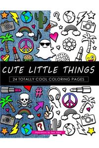 Cute Little Things Coloring Book