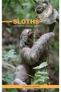 Sloths Weekly Planner 2017