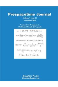 Prespacetime Journal Volume 7 Issue 14