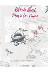Blank Sheet Music for Piano