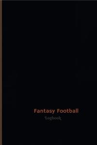 Fantasy Football Log (Logbook, Journal - 120 pages, 6 x 9 inches)