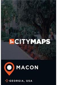City Maps Macon Georgia, USA