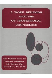 Work Behavior Analysis of Professional Counselors