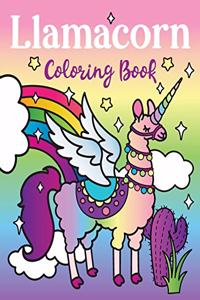 Llamacorn Coloring Book